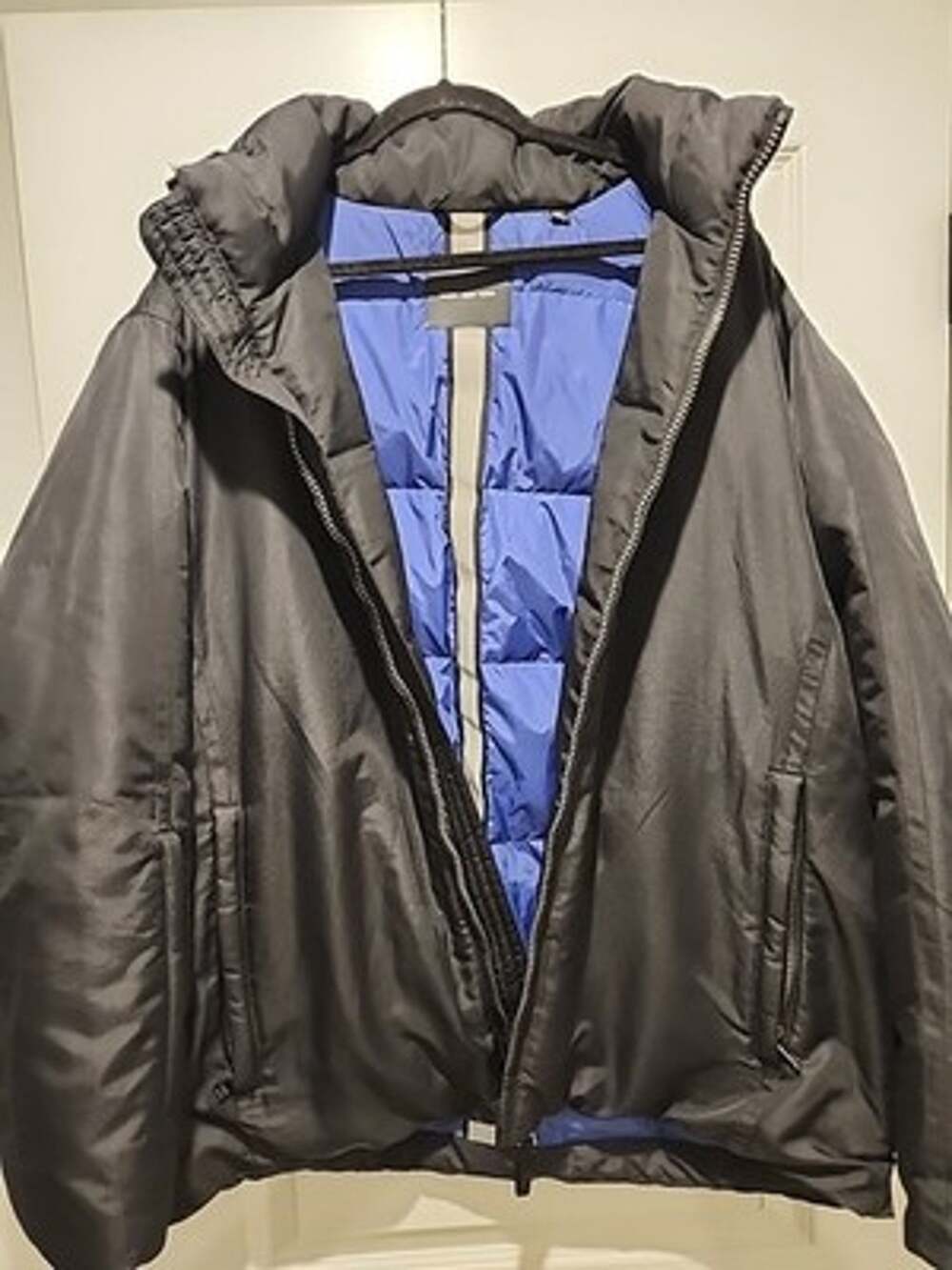 Andrew Marc New York Men's XXL Heavy Black Down Jacket W/hood